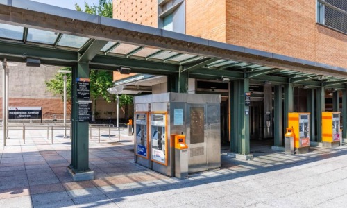 a transit station